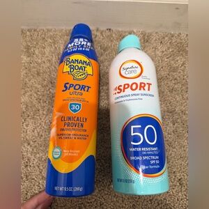 “New” Banana Boat SPF30 & Signature Care SPF50